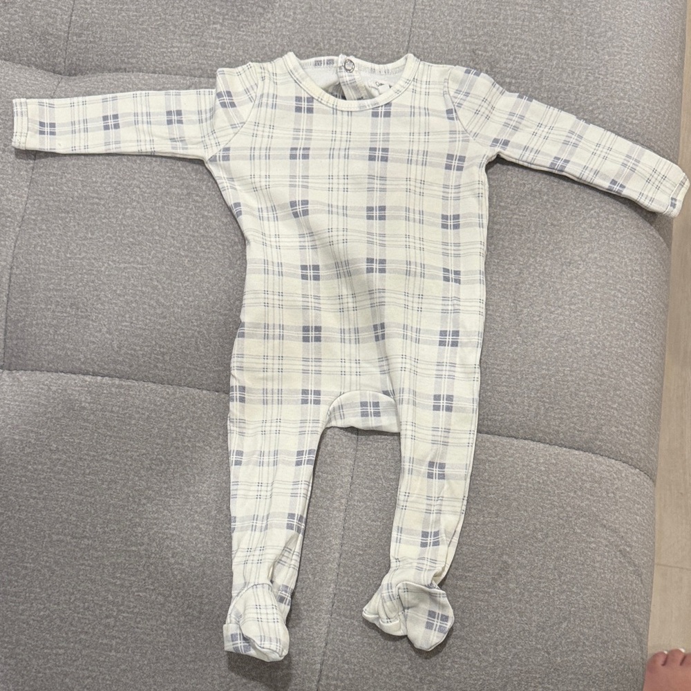 Cozy Plaid Footie for Kids